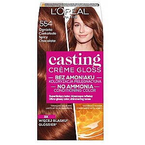 Plaukų dažai L'OREAL Casting Creme Gloss 554 Fiery šokoladas