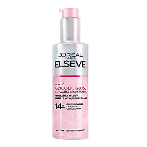 L'OREAL Elseve Glycolic Gloss nenuplaunamas serumas atstatomasis plaukų serumas 150 ml