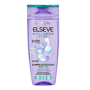L'OREAL Elseve Hyaluron Pure Scalp valomasis šampūnas 400ml