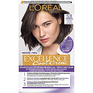 Краска для волос L’OREAL Excellence Cool Creme 5.11 Ultra Ash Light Brown