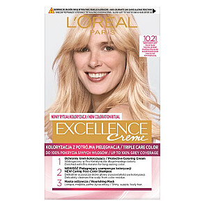 Plaukų dažai L'OREAL Excellence Creme 10.21 Very Light Pearl Blonde