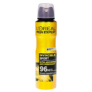 L'OREAL Men Expert Invincible Sport Deodorant 96H дезодорант для мужчин спрей 150мл
