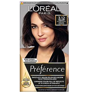 Plaukų dažai L'OREAL Recital Preference 3.12 Intense Cool Dark Brown