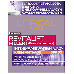 L'OREAL Revitalift Filler Крем для лица против признаков старения 50мл