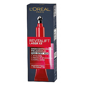 L'OREAL Revitalift Laser X3 Advanced Anti-Age paakių kremas 15 ml