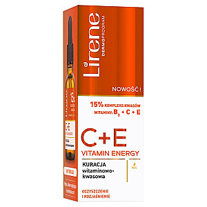 LIRENE C+E Vitamin Energy vitaminų-rūgščių naktinė priežiūra 30ml