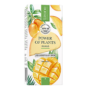 LIRENE Power of Plants energetinis veido kremas SPF30 Mango 50 ml