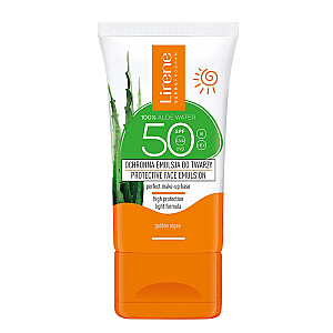 LIRENE Apsauginė nuo saulės emulsija veidui su alaviju SPF50 50ml