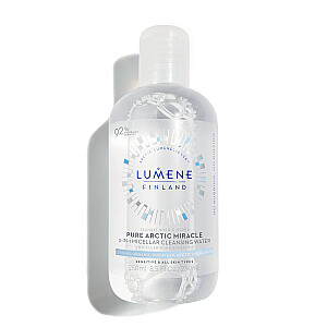 LUMENE Lahde Pure Arctic Miracle 3in1 micelinis valomasis vanduo plyn micelinis 250ml