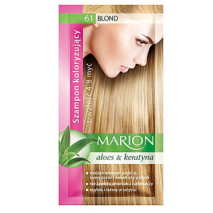MARION Šampūnas-spalva skirtas 4-8 plovimams 61 Blonde 40ml