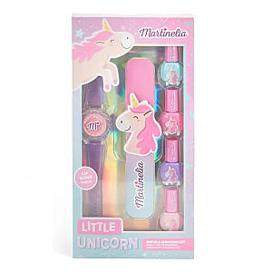 НАБОР MARTINELIA Часы Little Unicorn Часы и маникюрные часы + лак для ногтей 4 шт.