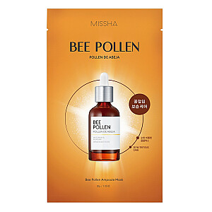 MISSHA Bee Pollen Ampouler Mask maitinamoji veido kaukė lakštuose 30g