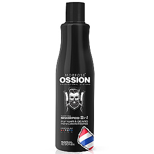 MORFOSE Ossion Puryfing šampūnas 2in1 plaukams ir barzdai 500ml