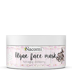 NACOMI Algae Face Mask nuo raukšlių dumblių veido kaukė Spanguolių 42g