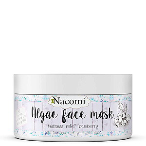 NACOMI Algae Face Mask mėlynių šviesinamoji dumblių kaukė 42g