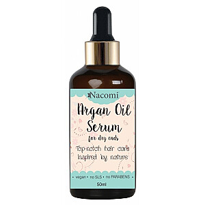 NACOMI Argan Oil Serum - сыворотка для кончиков с аргановым маслом с пипеткой 50мл