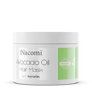NACOMI Avocado Oil Hair Mask plaukų kaukė su avokadų aliejumi 200ml