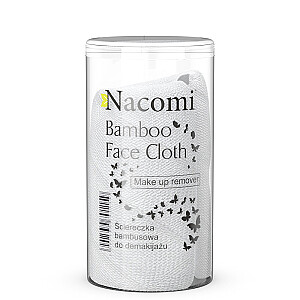 NACOMI Bamboo Face Cloth Make Up Remover - bambukinė servetėlė makiažui nuvalyti 