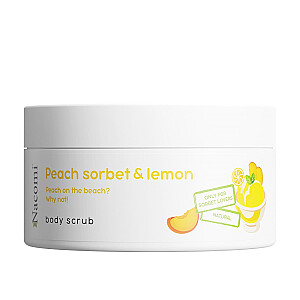 NACOMI Body Scrub Скраб для тела «Персиковый и лимонный сорбет» 100мл