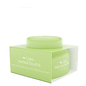 NACOMI Calm Herbal Souffle raminantis ir nuo spuogų stabdantis veido suflė 50ml