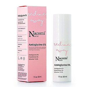 NACOMI Next Level Azeloglicine 5% raminantis veido serumas kraujagyslėms odai 30 ml