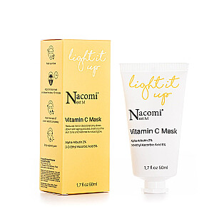 NACOMI Next Level Vitamin C Mask šviesinanti kaukė su vitaminu C 50ml