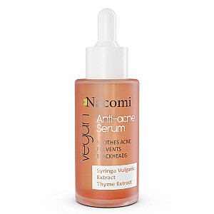 NACOMI Vegan Anti-Acne Serum serumas nuo spuogų veidui 40 ml