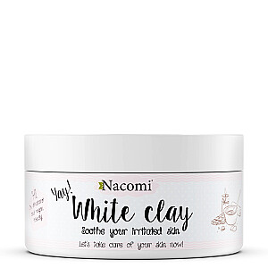NACOMI White Clay увлажняющая и успокаивающая белая глина 50г