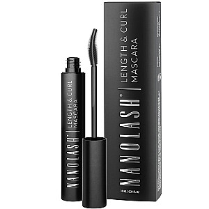 NANOLASH Mascara Long&Curl удлиняющая и подкручивающая тушь для ресниц 10мл