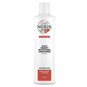 NIOXIN System 4 Scalp Therapy Revitalizing Kondicionierius žymiai ploniems dažytiems plaukams 300ml