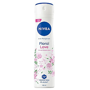 NIVEA Moteriškas purškiklis antiperspirantas Floral Love 150ml