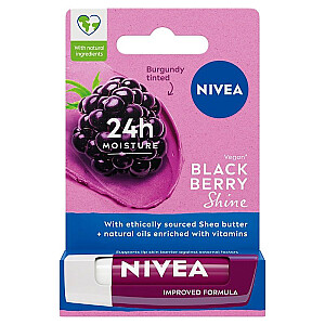 NIVEA Blackberry Shine lūpų dažai 5,5 ml