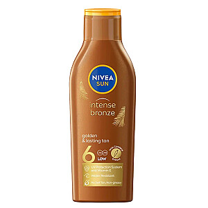 NIVEA Intense Bronze įdegio losjonas su karotenu SPF6 200 ml