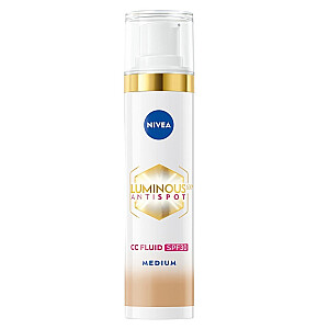 NIVEA Luminous 630 CC Fluid 3in1 Foundation SPF30+ 02 Vidutinis 40 ml