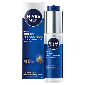 NIVEA Men Hyaluronic veido gelis nuo raukšlių 50 ml