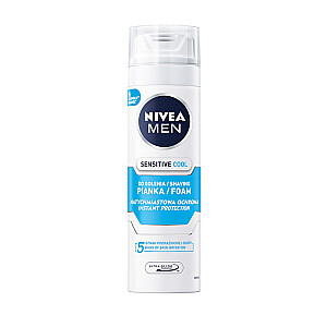 NIVEA Men Sensitive Cool vėsinančios skutimosi putos 200 ml