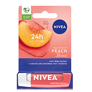 NIVEA Care lūpų dažai Peach Shine 5,5 ml