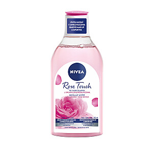NIVEA Rose Touch Micellar Water мицеллярный очищающий флюид с органической розовой водой для чувствительной кожи 400мл