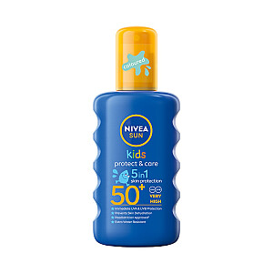 NIVEA Sun Kids Protect & Care увлажняющий солнцезащитный спрей для детей SPF50 200мл