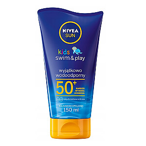 NIVEA Sun Kids Swim & Play SPF50+ įdegio losjonas vaikams 150 ml