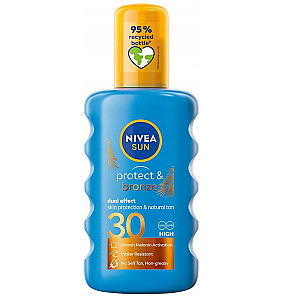 NIVEA Sun Protect & Bronze purškiamas balzamas, aktyvinantis natūralų įdegį SPF30 200ml