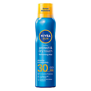 NIVEA Sun Protect & Dry Touch gaivinantis įdegio purškiklis SPF30 200 ml