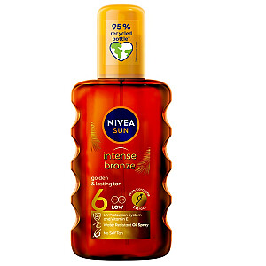 NIVEA purškiamas įdegio aliejus SPF6 200ml