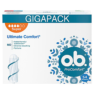 APIE. Tamponai ProComfort Super 54 vnt.