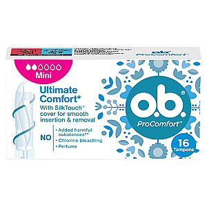 APIE. Tamponai ProComfort Mini 16 vnt.