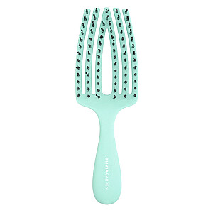 OLIVIA GARDEN Finger Brush Mini Care Kids Mint plaukų šepetys