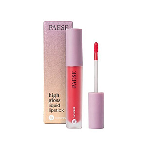 PAESE Nanorevit High Gloss Liquid Lipstick skysti lūpų dažai 53 Spicy Red 4,5 ml