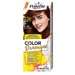 PALETTE Color Shampoo dažantis šampūnas 24 plovimams 4-68 Chestnut