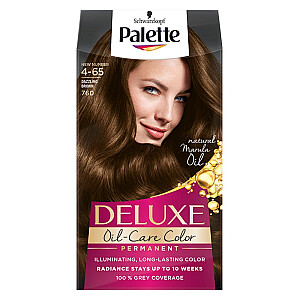 Permanentiniai plaukų dažai PALETTE Deluxe Oil-Care su mikro aliejais 760 Dazzling Brown