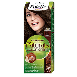 Краска для волос PALETTE Permanent Naturals Color Creme с маслом какао и маслом арганы 700 (4-0) Средне-коричневый